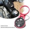 EVTSCAN Bike Computer Mount, Aluminium Alloy Odometer Extension Handlebar Stem Mount for Bike Accessory (for Garmin-Red) view 2