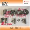 for YANMAR 3TN100L 3TN100 Rebuild Overhaul kit Piston Ring Liner Head Gasket Bearing + 6pcs Valve Guide seat +1pc Connecting Rod view 3