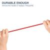 BRILLIANCE4U Tent Pole Shock Cord 1/8 inch 60ft, Elastic Bungee Cord, Replacement Shock Cord for Tent Poles, Tent Pole Repair Kit, Elastic Cord with Lead Wire and Washers Red view 3