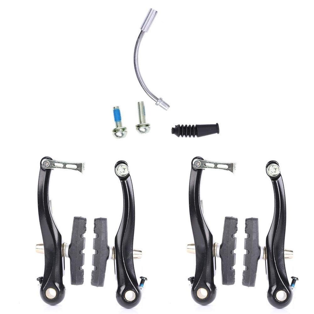 Alomejor 1Pair/2 Pairs Brakes Set with Lock Screws Universal Brakes Mountain Replacement for Most (2 Pairs)