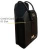 Agoz Carrying Case For Motorola T460, Motorola SL300,SL7550E SL7550,SL7580 SL7580E,SL7590 SL7590E T100 T200 T600 T800 Two Way Radio Walkie Talkie Holster Pouch,Metal Clip,Belt Loops,Card Holder (Snap) view 4