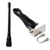 TWAYRDIO Low Profile 6.5" Marine VHF Antenna w/16.4ft RG58 Coaxial Cable PL-259 Connector and L-Shape Mounting Bracket for Boats view 1