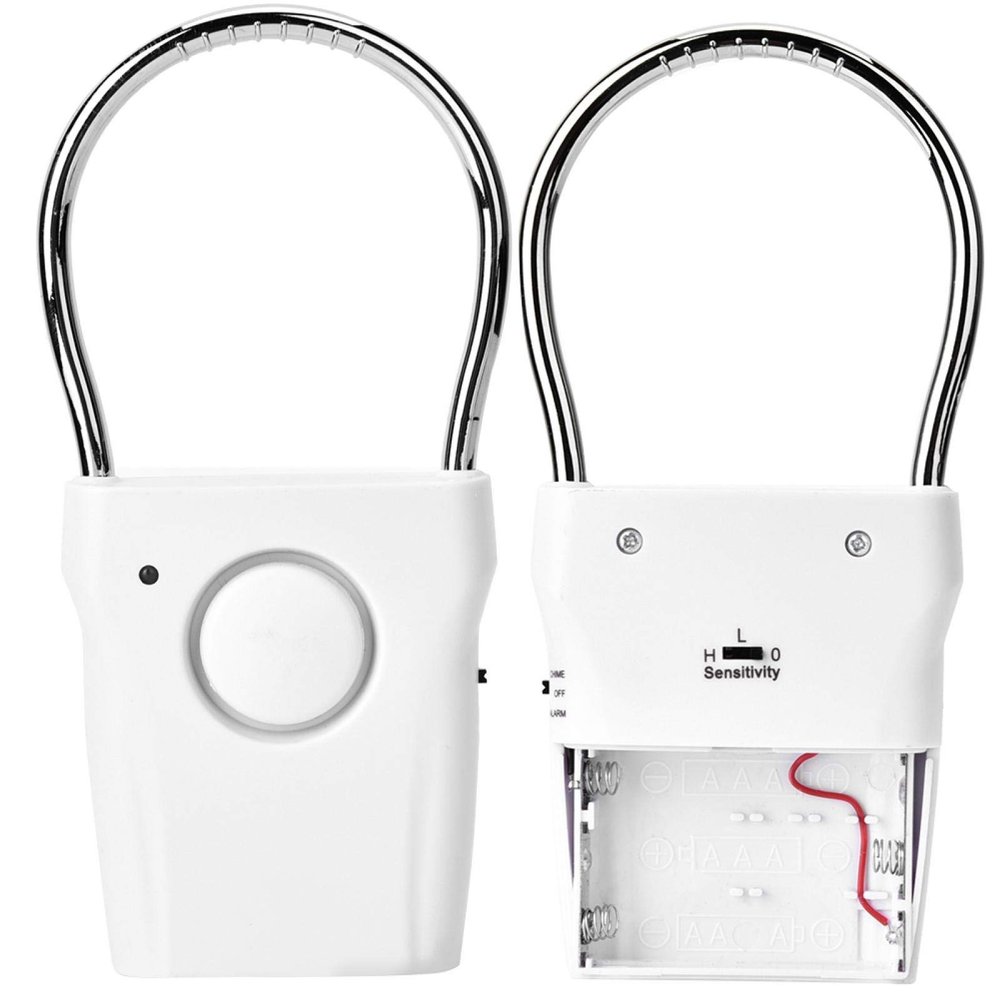 Door Handle Alarm Antitheft Door Alarm 120dB Touch Sensor Antitheft Vibration Window Burglar Alert Home Security