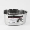 Pearl Metal HB-4144 D-Shaped Washtub, 9.8 inches (25 cm), Stainless Steel, At Aqua view 2