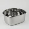 Pearl Metal HB-4144 D-Shaped Washtub, 9.8 inches (25 cm), Stainless Steel, At Aqua view 3
