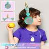 SVYHUOK Girls Pink Unicorn Wired Headphones,Cute Cat Ear Kids Game Headset for Boys Teens Tablet Laptop PC,Over Ear Children Headset withMic,for School Birthday Xmas Gifts view 2