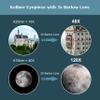 AOMEKIE Telescopes for Adults Astronomy with Backpack Telescope for Beginners with Metal Kellner Eyepieces 70mm Travel Telescope Adjustable Tripod 3X Barlow Lens Phone Adapter view 2