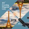 AOMEKIE Telescopes for Adults Astronomy with Backpack Telescope for Beginners with Metal Kellner Eyepieces 70mm Travel Telescope Adjustable Tripod 3X Barlow Lens Phone Adapter view 3