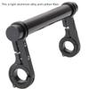 ESUPPORT Bike Handlebar Extender Extension Double Bracket for Holding Bicycle Speedometer GPS Phone Mount Holder Carbon Fiber view 2
