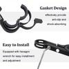ESUPPORT Bike Handlebar Extender Extension Double Bracket for Holding Bicycle Speedometer GPS Phone Mount Holder Carbon Fiber view 4