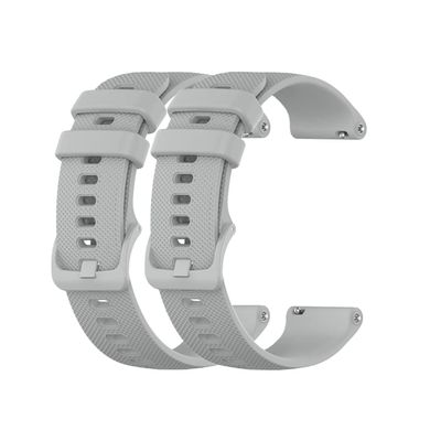 Huwokxix Watch Strap compatible with Garmin Vivoactive 4S,Adjustable Silicone Sports Strap Replacement Band for Garmin Vivoactive 3S Smart Watch