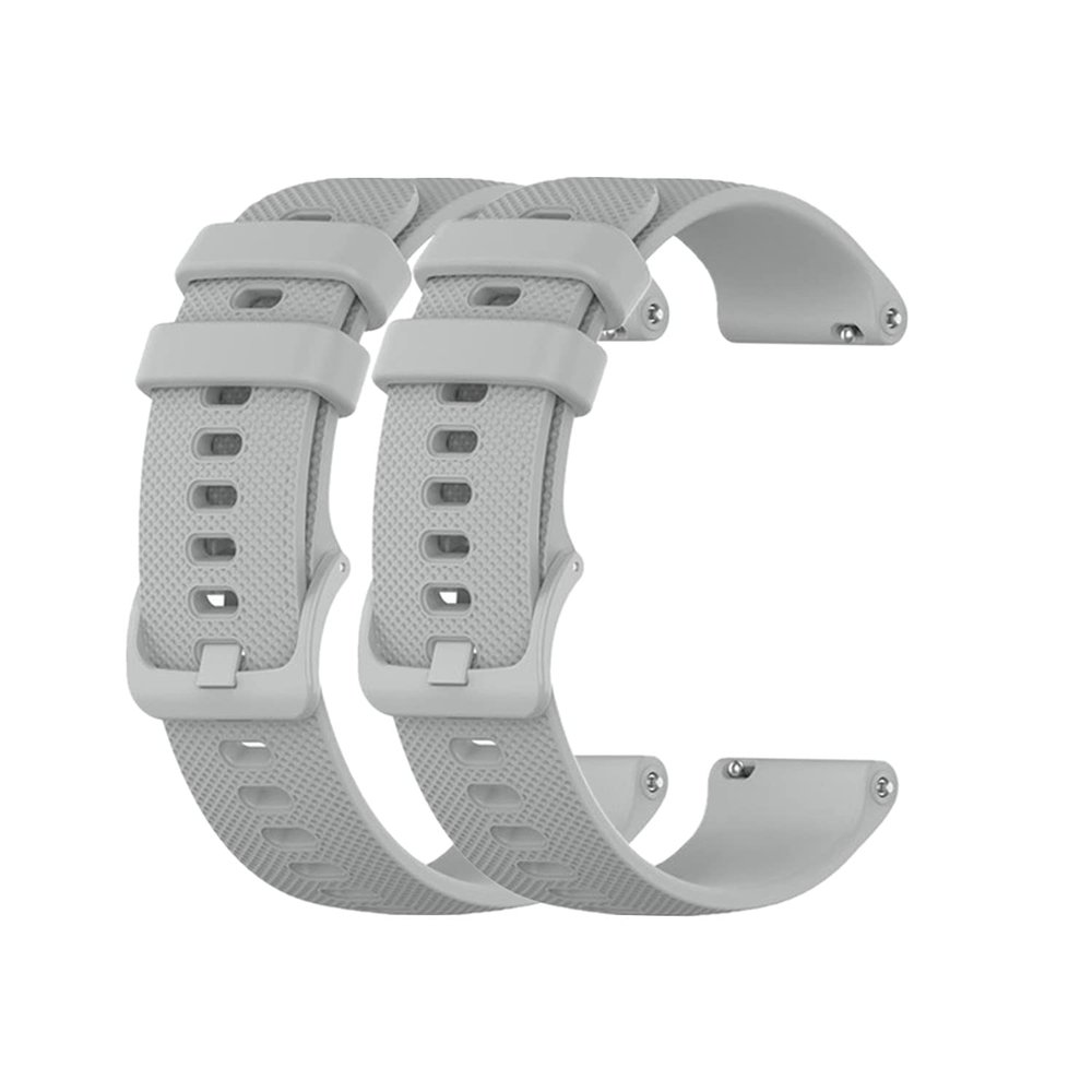 Huwokxix Watch Strap compatible with Garmin Vivoactive 4S,Adjustable Silicone Sports Strap Replacement Band for Garmin Vivoactive 3S Smart Watch