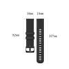 Huwokxix Watch Strap compatible with Garmin Vivoactive 4S,Adjustable Silicone Sports Strap Replacement Band for Garmin Vivoactive 3S Smart Watch view 4