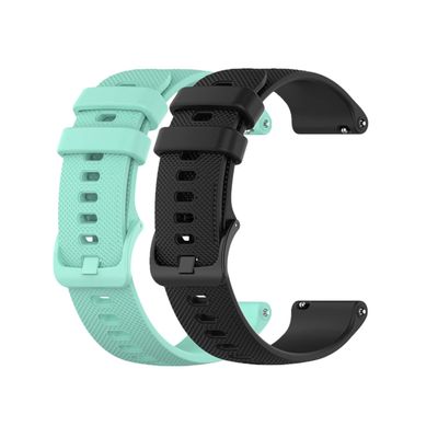 Huwokxix Watch Strap compatible with Garmin Vivoactive 4S,Adjustable Silicone Sports Strap Replacement Band for Garmin Vivoactive 3S Smart Watch