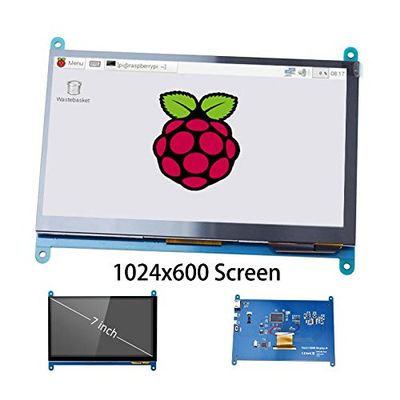 7 Inch Capacitive Touchscreen HDMI Monitor 1024x600 800x480 TFT LCD Display HD Screen (1024X600)