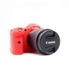 R5 Case, BolinUS Fullbody Ultra-Thin Lightweight Rubber Soft Silicone Housing Case Bag Cover for Canon EOS R5 (Red) view 2