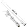 HYS VHF Marine Antenna Waterproof 3DBI 43.3inch Fiberglass Antennas W/22.9ft(7m) RG58 Low Loss Premium Coaxial Cable with PL259/ Built-in to Nylon Ratchet Mount view 2