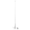 HYS VHF Marine Antenna Waterproof 3DBI 43.3inch Fiberglass Antennas W/22.9ft(7m) RG58 Low Loss Premium Coaxial Cable with PL259/ Built-in to Nylon Ratchet Mount view 4