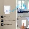 GREENCYCLE Wireless Doorbell Door Open Chime, 1312ft Long Range, Adjustable Volume 48 Chimes with LED Flash Door Chime, IP 54 Waterproof, 1 Pack Doorbell Button Only view 3