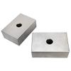 MH GLOBAL 1 Pair 1-2-3 Metal Blocks with ONE Holes 2 PC view 1