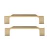 Panduo 2 Pieces Cabinet Handles Drawer Kitchen Cupboard Handles Pull Kitchen Cupboard Door Wardrobe Hardware Furniture DIY Tools Handles (Color : A, Size : Hole Distance 96mm) view 1