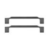 Panduo 2 Pieces Cabinet Handles Drawer Kitchen Cupboard Handles Pull Kitchen Cupboard Door Wardrobe Hardware Furniture DIY Tools Handles (Color : C, Size : Hole Distance 128mm) view 1