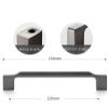 Panduo 2 Pieces Cabinet Handles Drawer Kitchen Cupboard Handles Pull Kitchen Cupboard Door Wardrobe Hardware Furniture DIY Tools Handles (Color : C, Size : Hole Distance 128mm) view 2