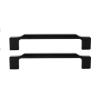 Panduo 2 Pieces Cabinet Handles Drawer Kitchen Cupboard Handles Pull Kitchen Cupboard Door Wardrobe Hardware Furniture DIY Tools Handles (Color : B, Size : Hole Distance 128mm) view 1