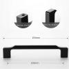 Panduo 2 Pieces Cabinet Handles Drawer Kitchen Cupboard Handles Pull Kitchen Cupboard Door Wardrobe Hardware Furniture DIY Tools Handles (Color : B, Size : Hole Distance 128mm) view 2