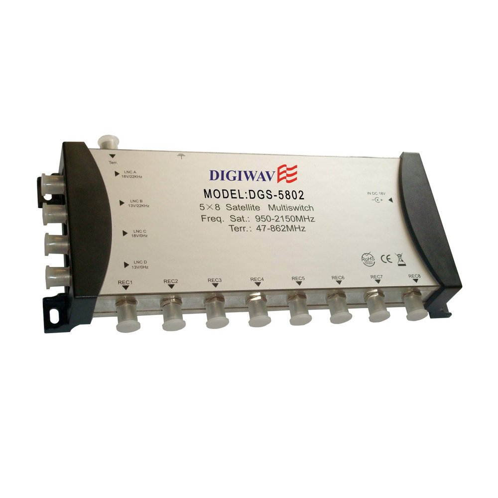 Digiwave 5 in 8 Out Multiswitch