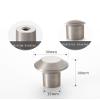 Panduo 2 Pieces Cabinet Handles Drawer Kitchen Cupboard Handles Pull Kitchen Cupboard Door Wardrobe Hardware Furniture DIY Tools Handles (Color : D, Size : Single Hole) view 2