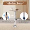 Adjustable Table Pedestal Stand 22"-28", Adjustable Table Pedestal Stand Leg and Base, Leg Base Mount Frame for Marine Boat Caravan Motorhome view 2