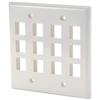 Digiwave Keystone Wall Plate - 12 Slots view 1