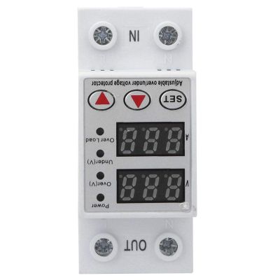 Current Voltage Protector, Voltage Meter, Current Tester, Berm @ BEMS5-40A 230V 40A Overvoltage undervoltage Protection Device, with Volta Current Indicator