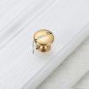 Panduo 2 Pcs Kitchen Drawer Pull Handles Cupboard Door Knobs and Handles Hardware Knobs and Handles Pull Handles for Kitchen Cupboards Brushed Gold (Size : Single Hole) view 2