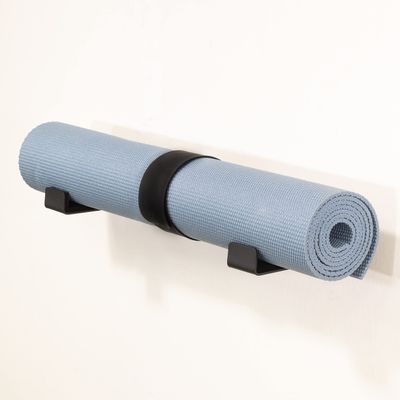 StoreYourBoard Yoga Mat Storage Rack, X-Large, Foam Roller Wall Hooks, 3 Exercise Mats, Fitness Gear Organizer (Large)