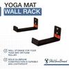 StoreYourBoard Yoga Mat Storage Rack, X-Large, Foam Roller Wall Hooks, 3 Exercise Mats, Fitness Gear Organizer (Large) view 3
