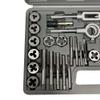 MH GLOBAL 4-1/2 inch HSS Tap & Die Set NC NF NPT 40 Pc view 3