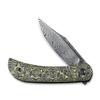 CIVIVI Appalachian Drifter Slip Joint Folding Knife, Non-Locking Pocket Knife with 2.96 inch Black Hand Rubbed Damascus Blade, Good for Camping Hunting EDC C2015DS-3 view 3
