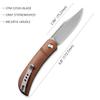 CIVIVI Appalachian Drifter Slip Joint Folding Knife, Non-Locking Pocket Knife with 2.96 inch S35VN Clip Point Blade and Micarta Handle,Good for Camping Hunting EDC C2015A view 2