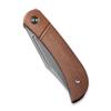 CIVIVI Appalachian Drifter Slip Joint Folding Knife, Non-Locking Pocket Knife with 2.96 inch S35VN Clip Point Blade and Micarta Handle,Good for Camping Hunting EDC C2015A view 4