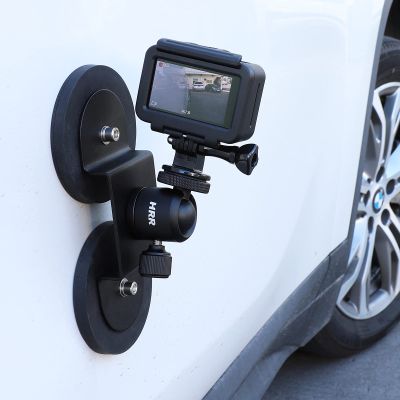 PellKing Magnet Camera Mount for GoPro 13/Insta360 X5/X4/X3,Heavy-Duty Metal Car Magnetic Camera Mount with 360 Degree Rotation Ball Head for Car,Compatible with GoPro Hero 13 12 11 Black 8/7/6/5,Etc
