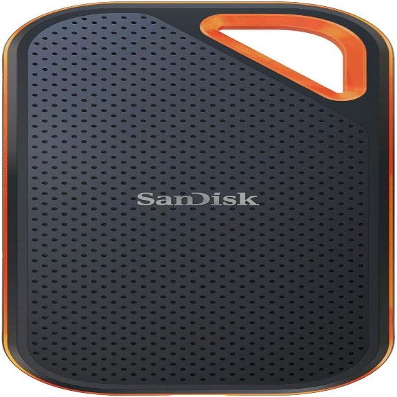 SanDisk SSD External 4TB USB 3.2 Gen 2x2 Max 2000 MB/s Splashproof Dustproof SDSSDE81-4T00-GH25 Extreme Pro Portable SSD V2 Eco Packaging