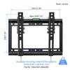 Suptek Tilt TV Wall Mount Bracket for Most 14-42 inch LED, LCD and Plasma TV Mount with Max 200x200mm VESA and 55lbs Loading Capacity, Fits Studs 8" Apart, Low Profile with Bubble Level (MT3202) view 2