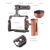Andoer Camera Rig Aluminum Alloy Replacement Kit with Wooden Handle on Top Video Handle for Sony A7R III, A7 II, A7III view 2