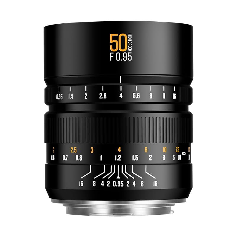 Brightin Star MF 50mm F0.95 II Full Frame Lens for Leica Panasonic Sigma L Mount Mirrorless Camera, f/0.95 Large Aperture Prime Manual Focus Lens for SL SL2 T TL TL2 TL18 CL LUMIX S1 S1R S1H