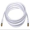 10 ft. RG-6 Coaxial Cable, White; For Use With Video Equipment - 6315 view 1