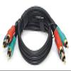 1 ft. 6" Component, RG-59/U RCA Video Cable, Black; For Use With Video Equipment - 5352 view 1