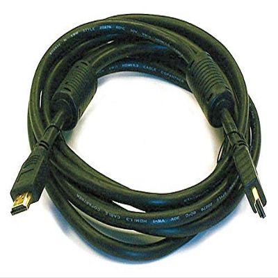10 ft. High Speed HDMI Cable, Black; For Use With Audio-Visual Equipment - 3993