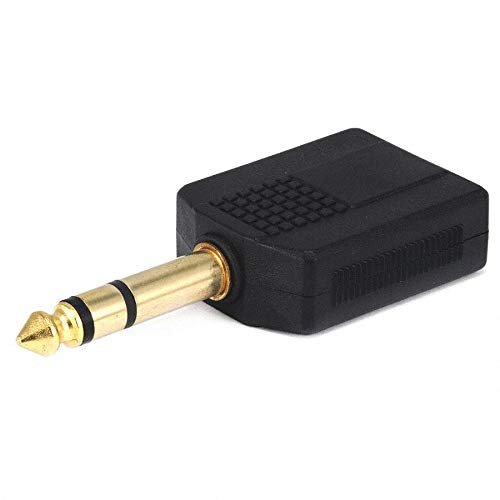 3-Port 1/4" Audio Audio Splitter, Black - 7221